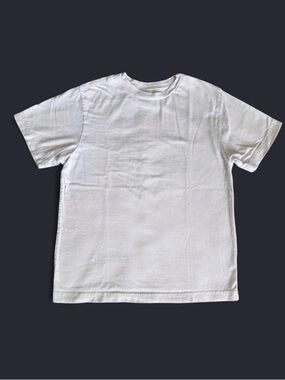 Old Navy Kids White Cotton Tee - Size M (8) - Play Condition